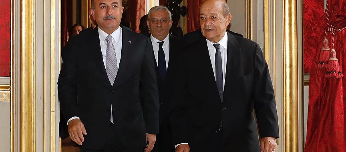 Ο Μ.Τσαβούσογλου επικοινώνησε τηλεφωνικά με τον Γάλλο υπουργό Εξωτερικών